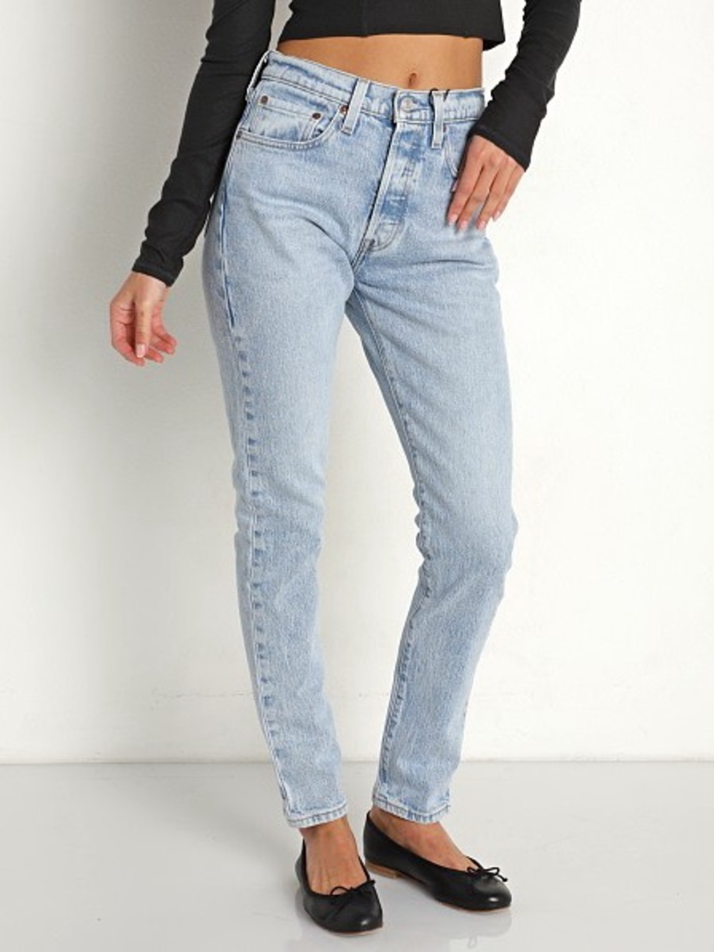 Levi's Light Blue High-Rise Skinny 25
